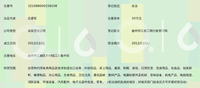 扬州蒙凯俪国际贸易_360百科